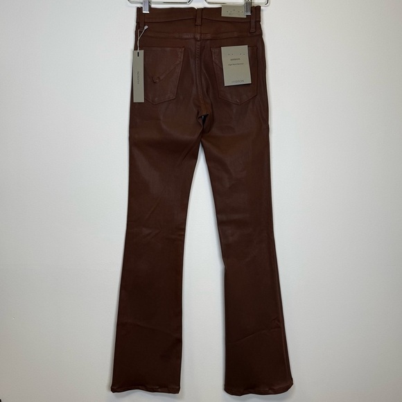 Hudson Barbara High Waist Bootcut Jean In Coated Tortoise Shell Women’s Size 24 - Picture 3 of 10